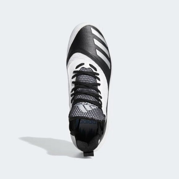 adidas Icon V Bounce Mens  Metal Baseball Cleats Black White EE4131 Size 13 main image 5